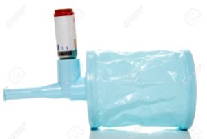 5452062-A-common-asthma-Rescue-Inhaler-Extension-Bag-Stock-Photo